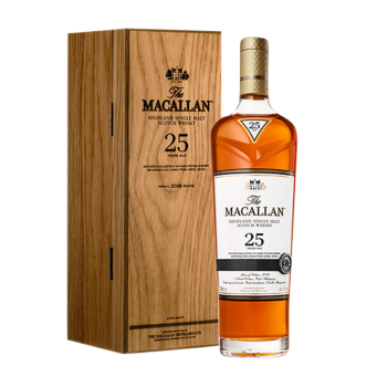 麦卡伦 25年雪莉桶 麦卡伦单一麦芽威士忌单桶 Macallan苏格兰进口洋酒 700ml*1瓶